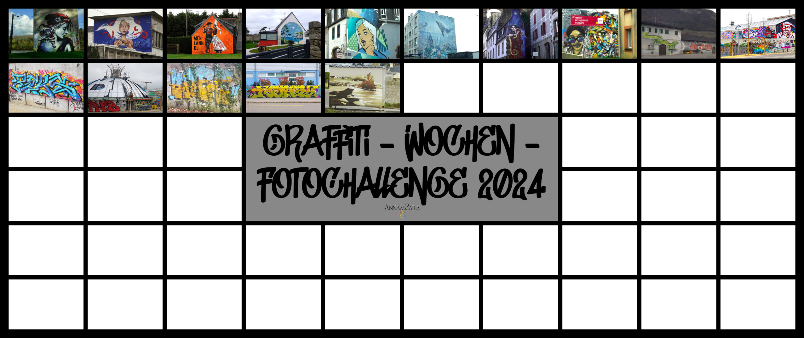 Anna'mCara-Blog - Graffiti-Foto-Challenge - Jahresübersicht 2024