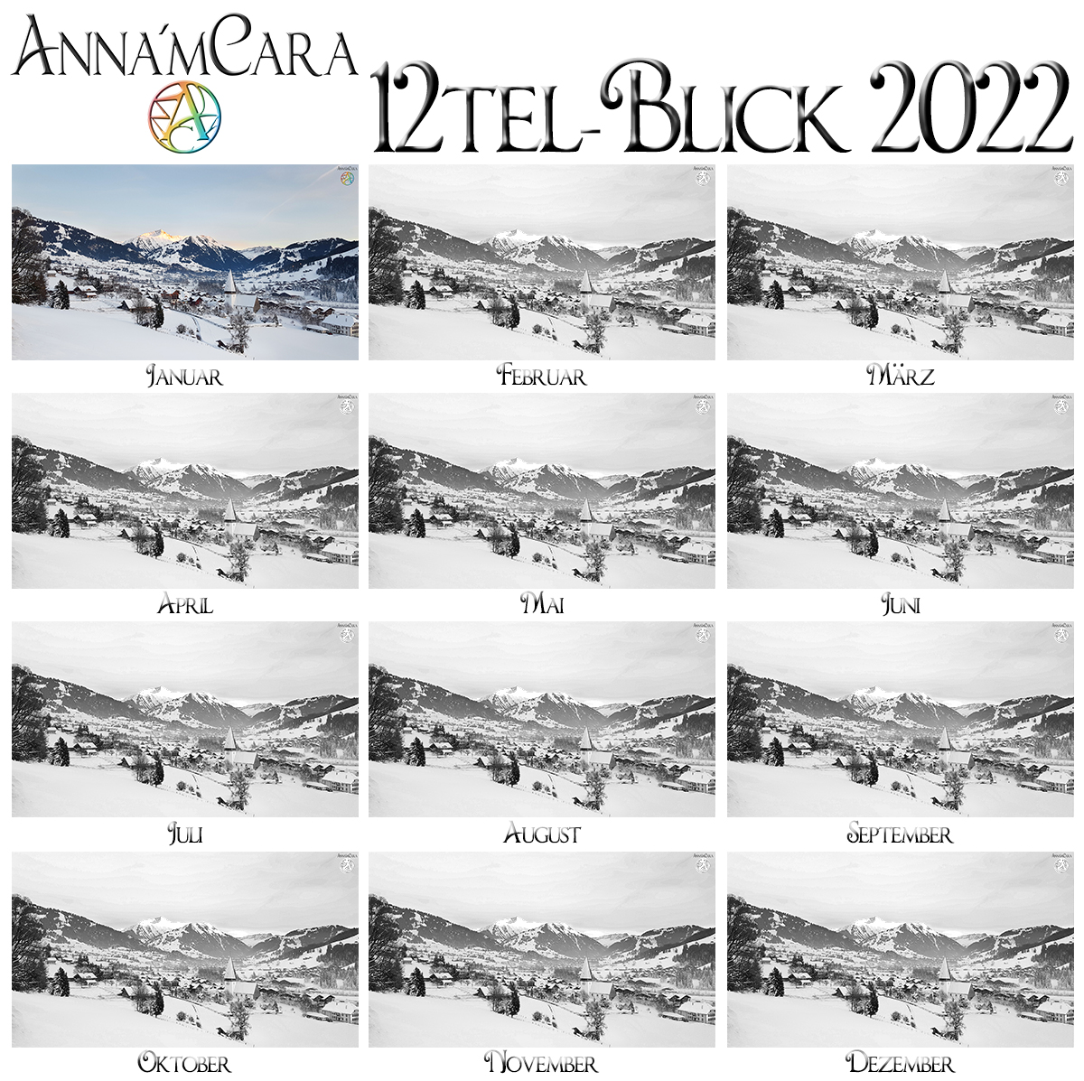 Anna'mCara-Blog - 12tel-Blick - Jahresblick - Gstaad - Januar