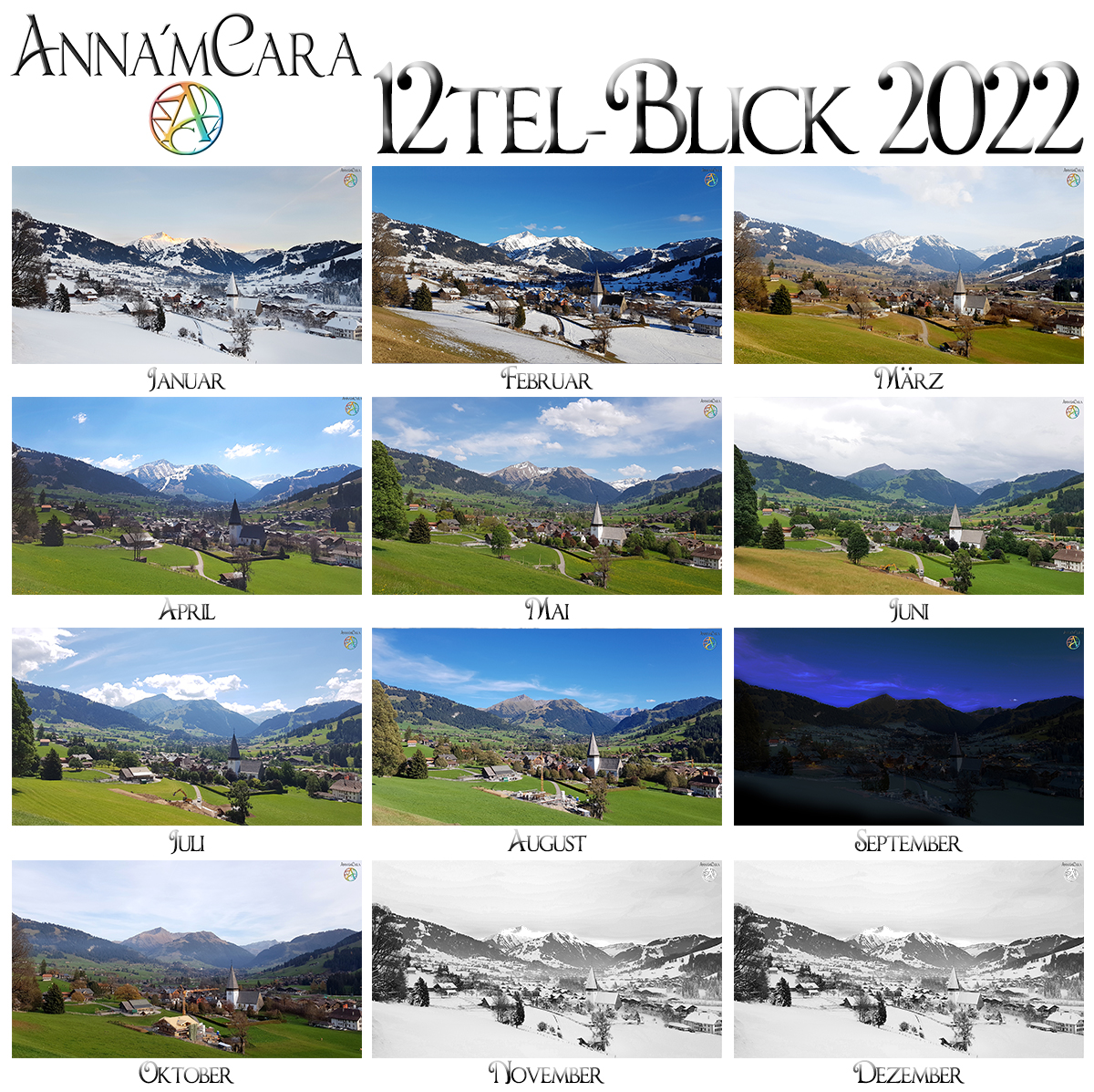 Anna'mCara-Blog - 12tel-Blick - Jahresblick - Gstaad - Oktober