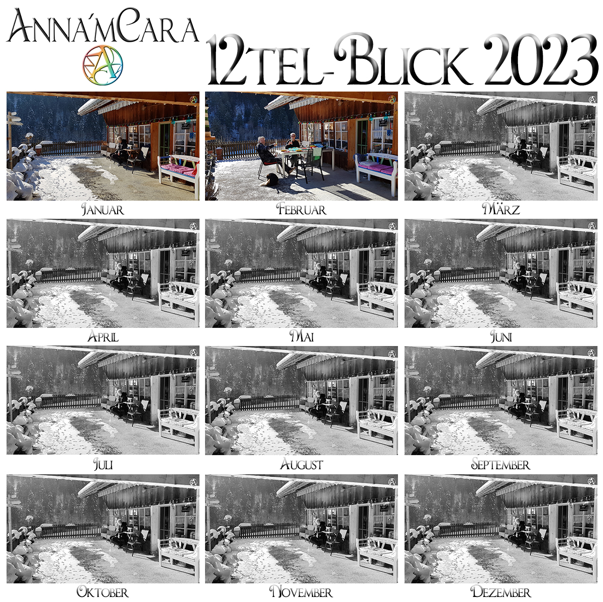 Anna'mCara-Blog - 12tel-Blick - Jahresblick - Paradies - Februar