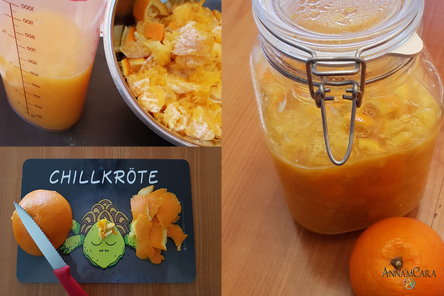 Anna'mCara - Blog - Rezepte - Orangen-Honig-Essig - Zubereitung