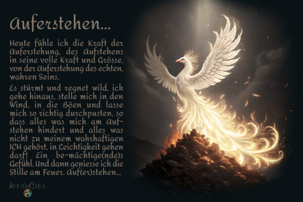 Anna'mCara - Weisheit - AUFERSTEHUNG - AUFSTEHEN